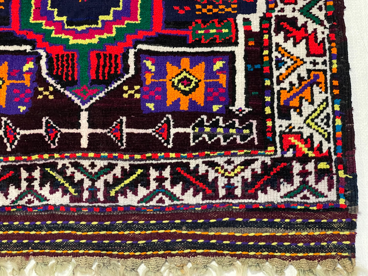3x11 Multicolor Turkish Tribal Runner