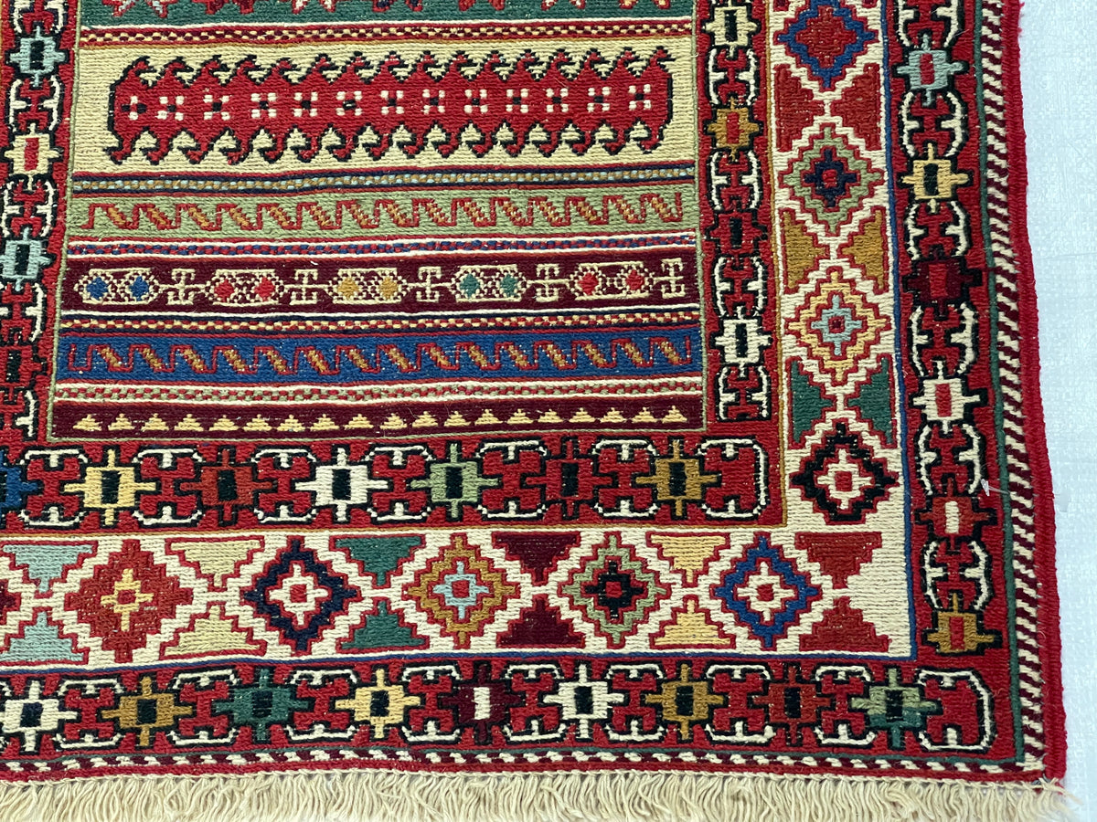3x10 Multicolor Turkish Patchwork Runner