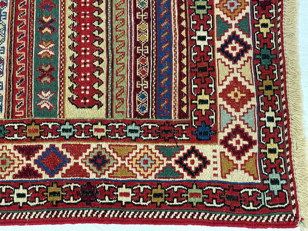3x10 Multicolor Turkish Patchwork Runner
