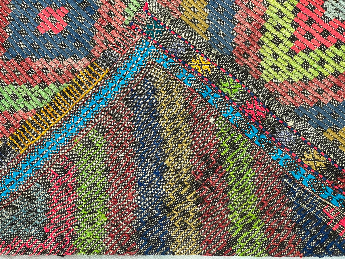 6x9 Multicolor Turkish Tribal Rug