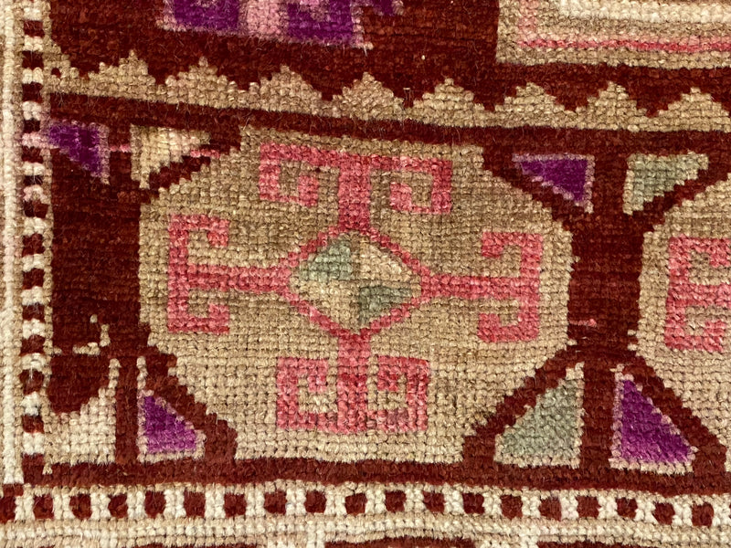 3x12 Multicolor Turkish Tribal Runner