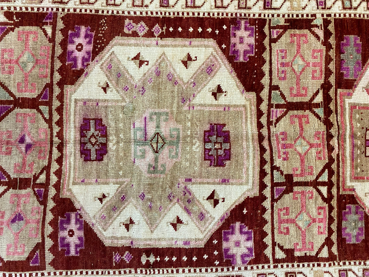 3x12 Multicolor Turkish Tribal Runner