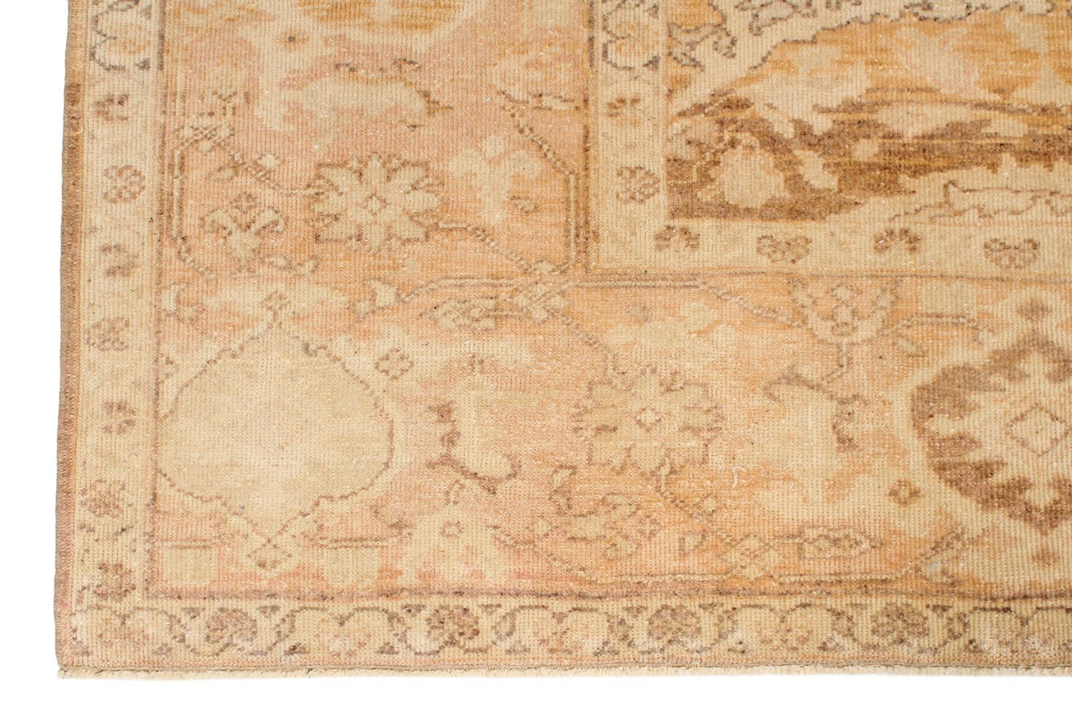 8x10 Brown and Red Turkish Traditional Rug