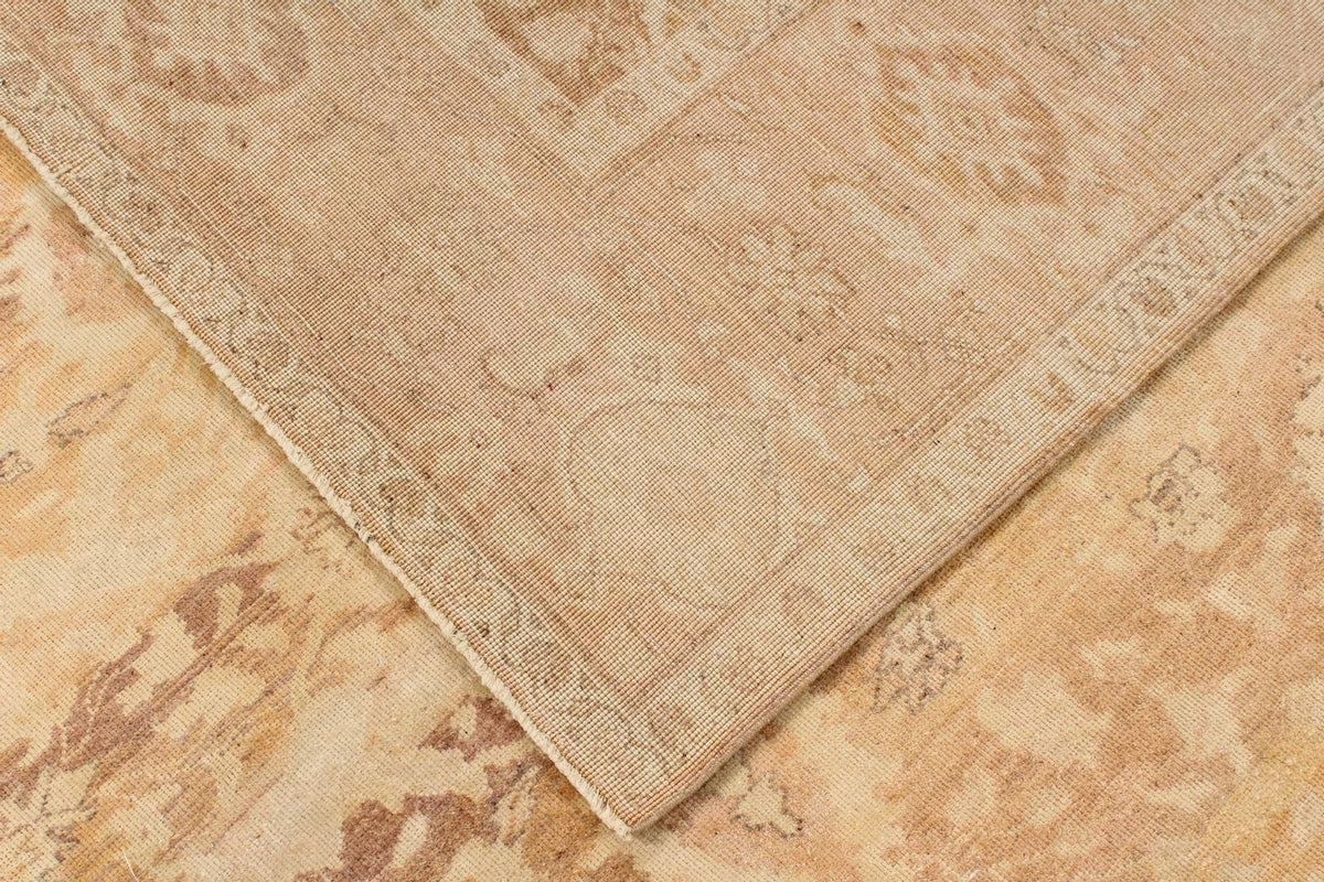 8x10 Brown and Red Turkish Traditional Rug