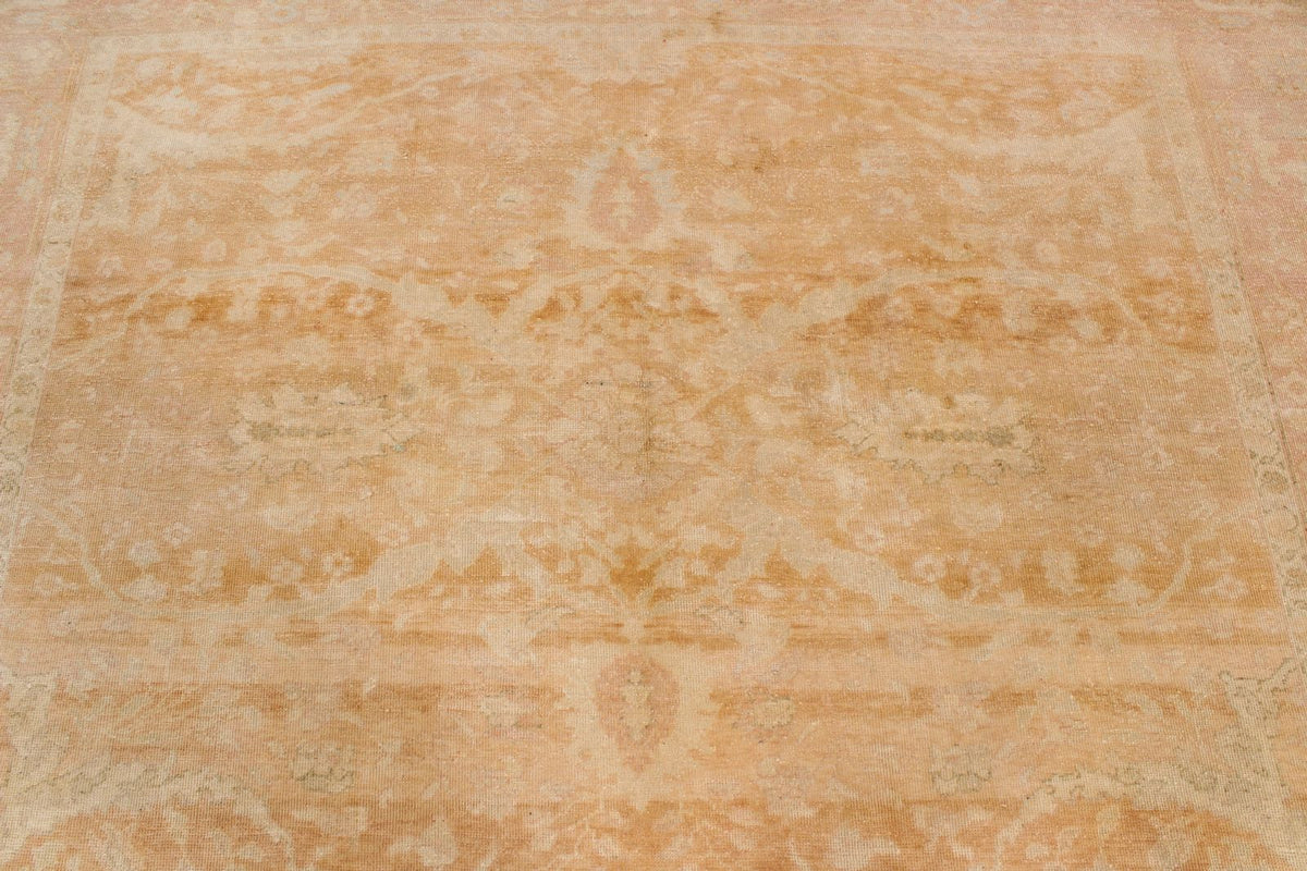 8x10 Brown and Red Turkish Traditional Rug