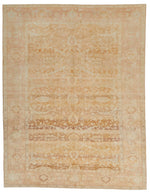 8x10 Brown and Red Turkish Traditional Rug