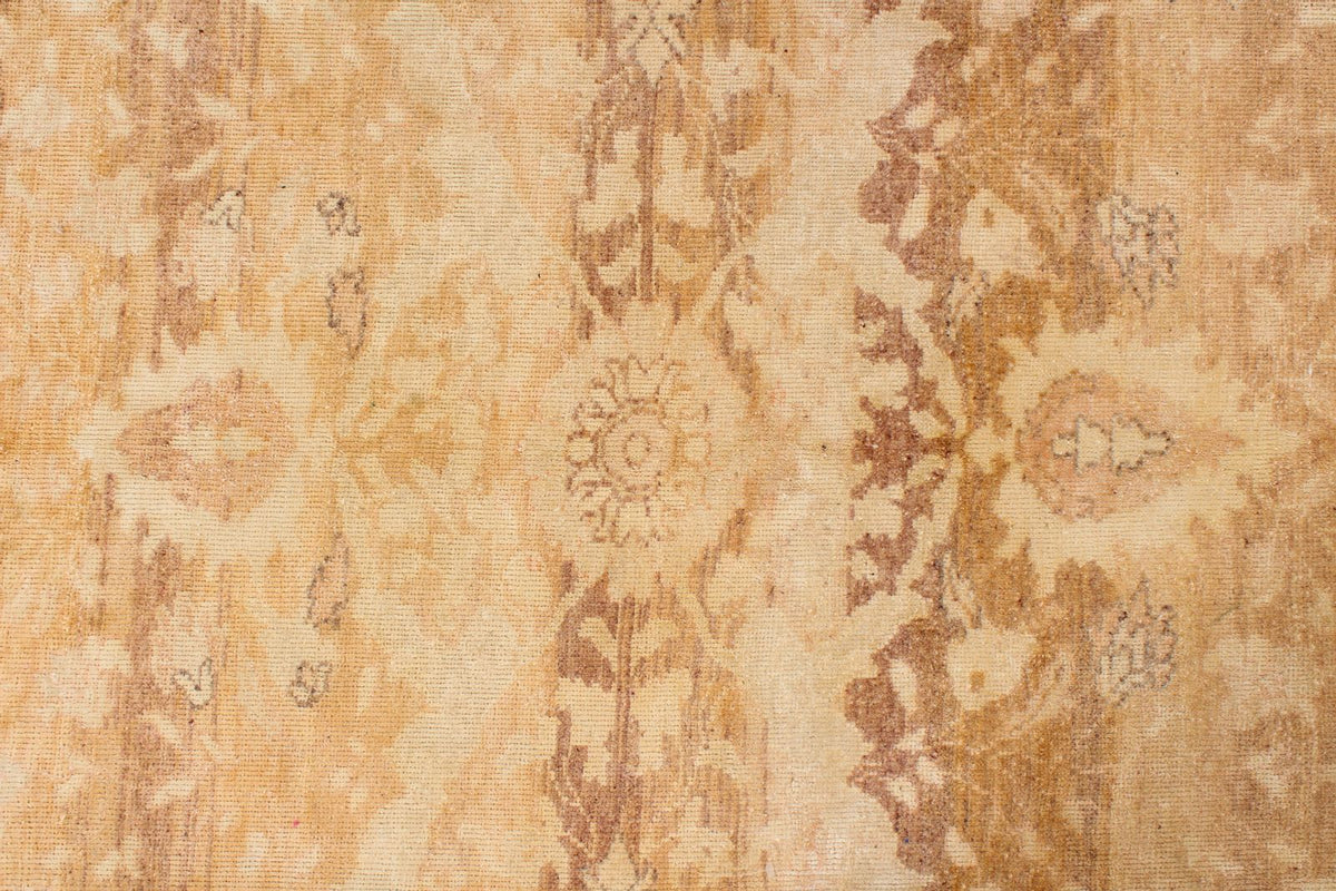 8x10 Brown and Red Turkish Traditional Rug