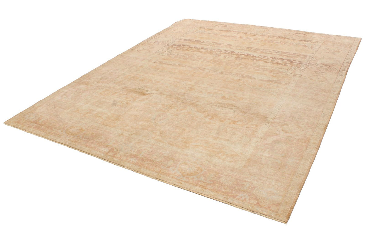 8x10 Brown and Red Turkish Traditional Rug