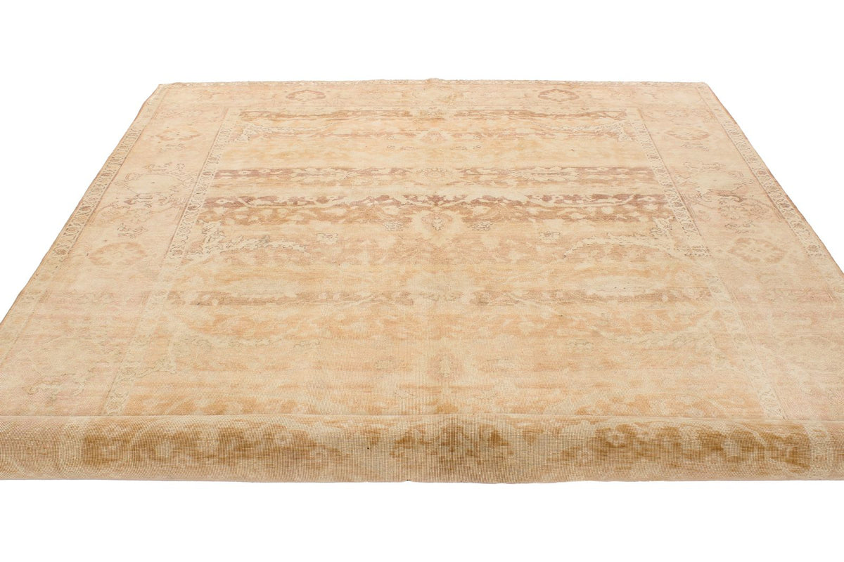 8x10 Brown and Red Turkish Traditional Rug