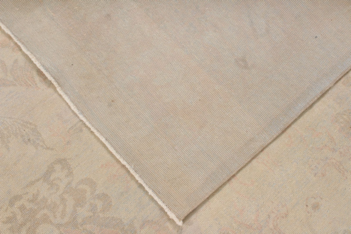 9x12 Brown and Pink Turkish Traditional Rug