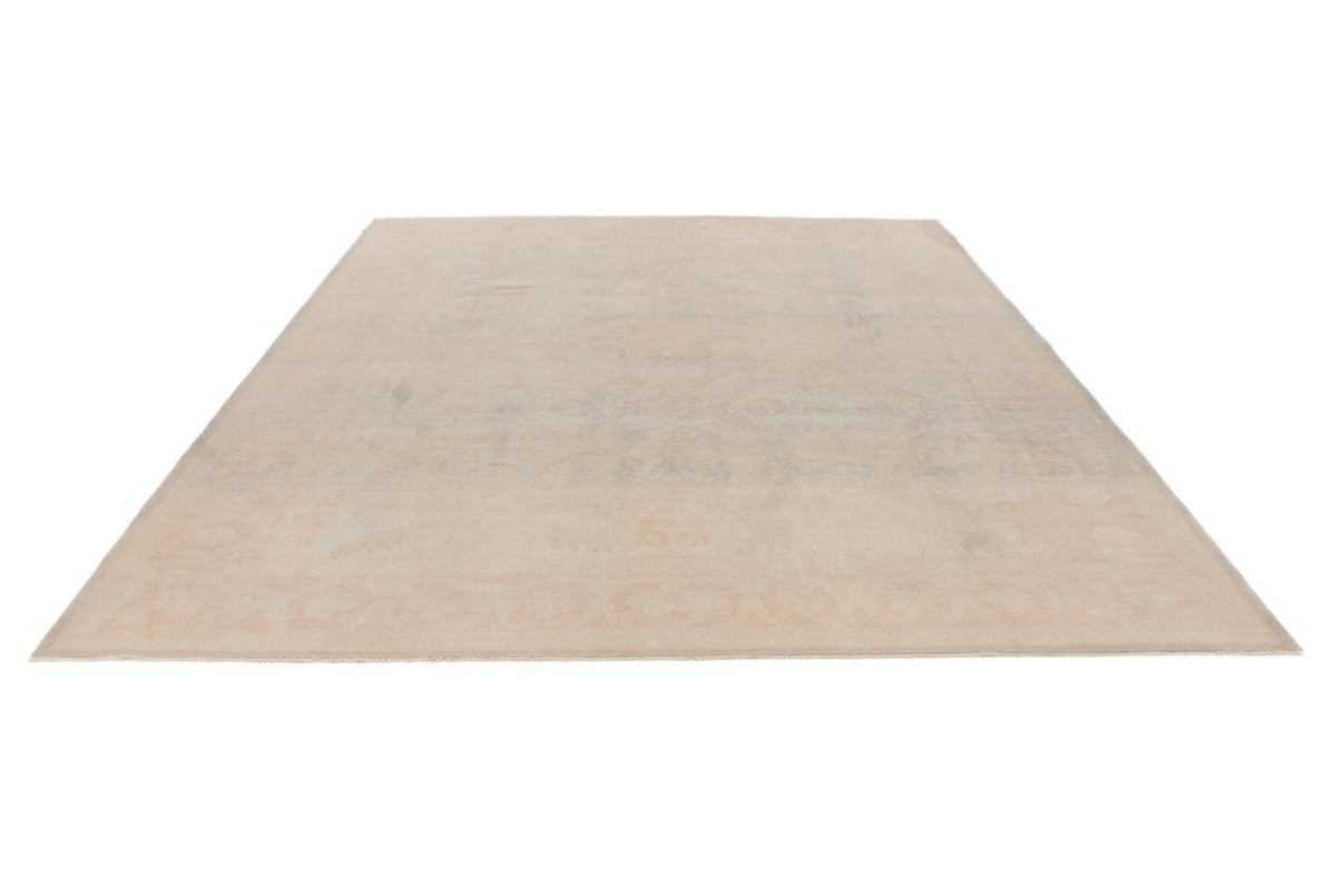 9x12 Brown and Pink Turkish Traditional Rug