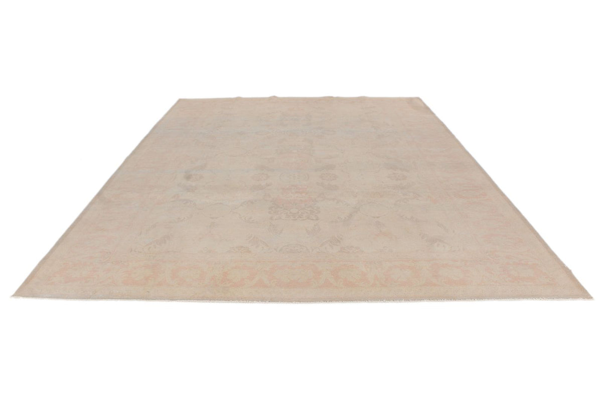 9x12 Brown and Pink Turkish Traditional Rug