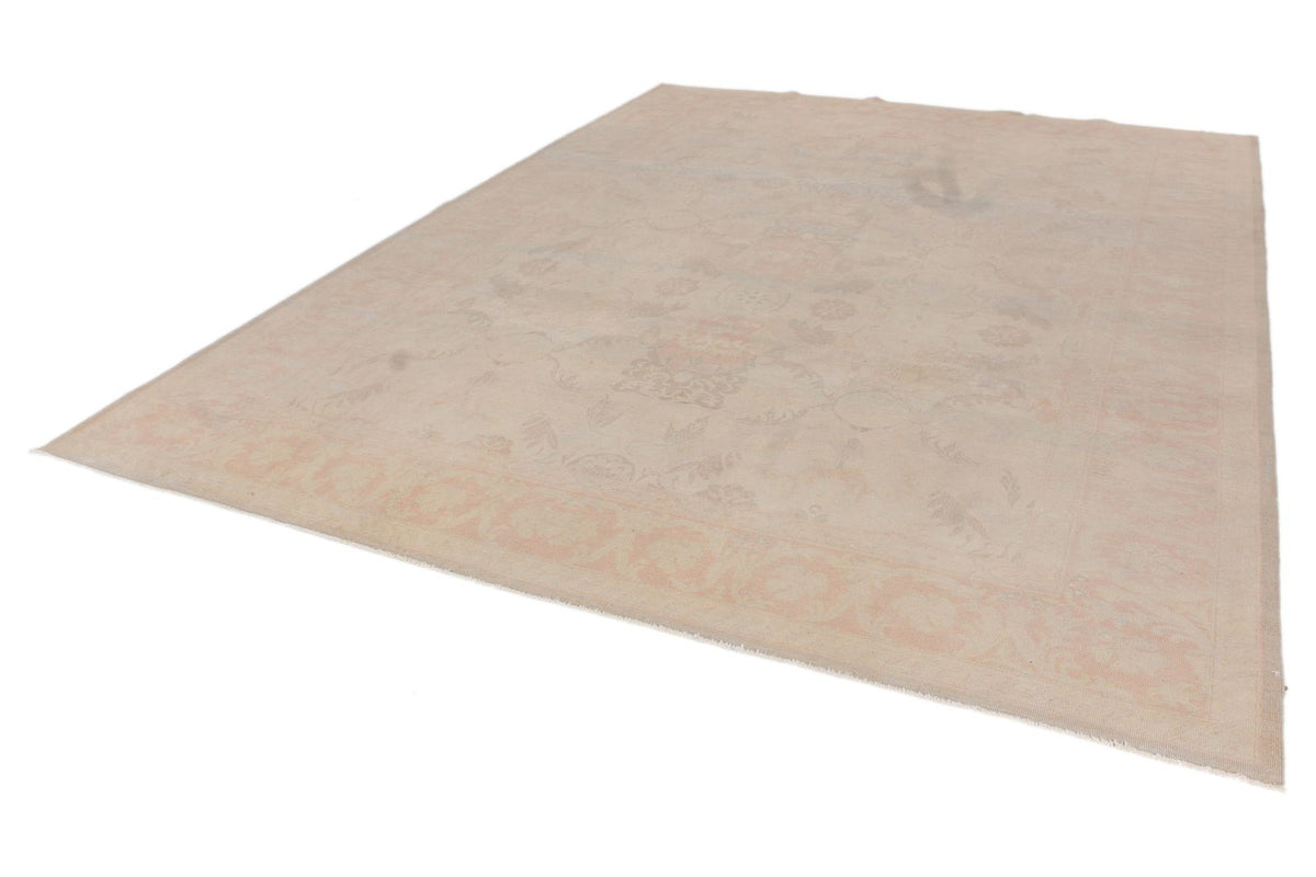 9x12 Brown and Pink Turkish Traditional Rug