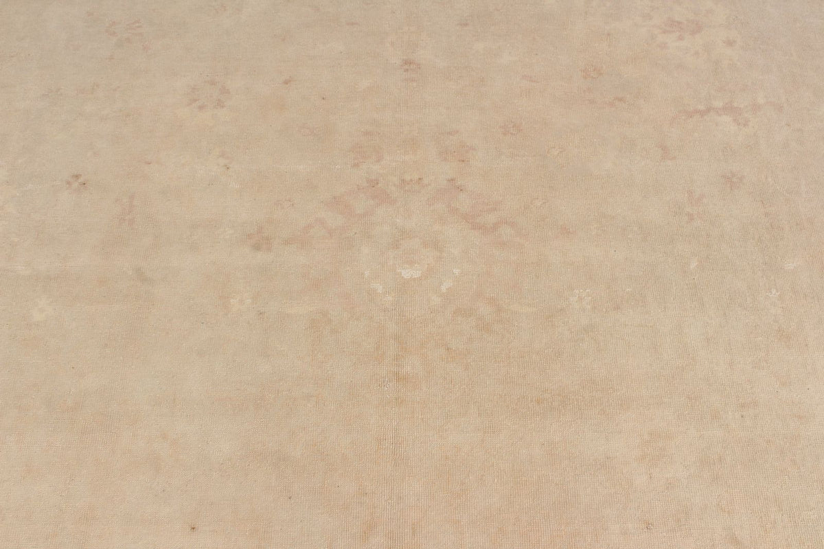 9x12 Ivory and Purple Turkish Traditional Rug