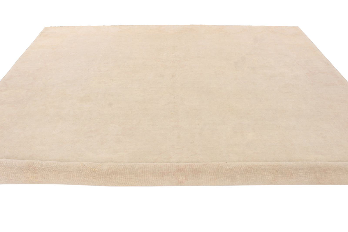 9x12 Ivory and Purple Turkish Traditional Rug