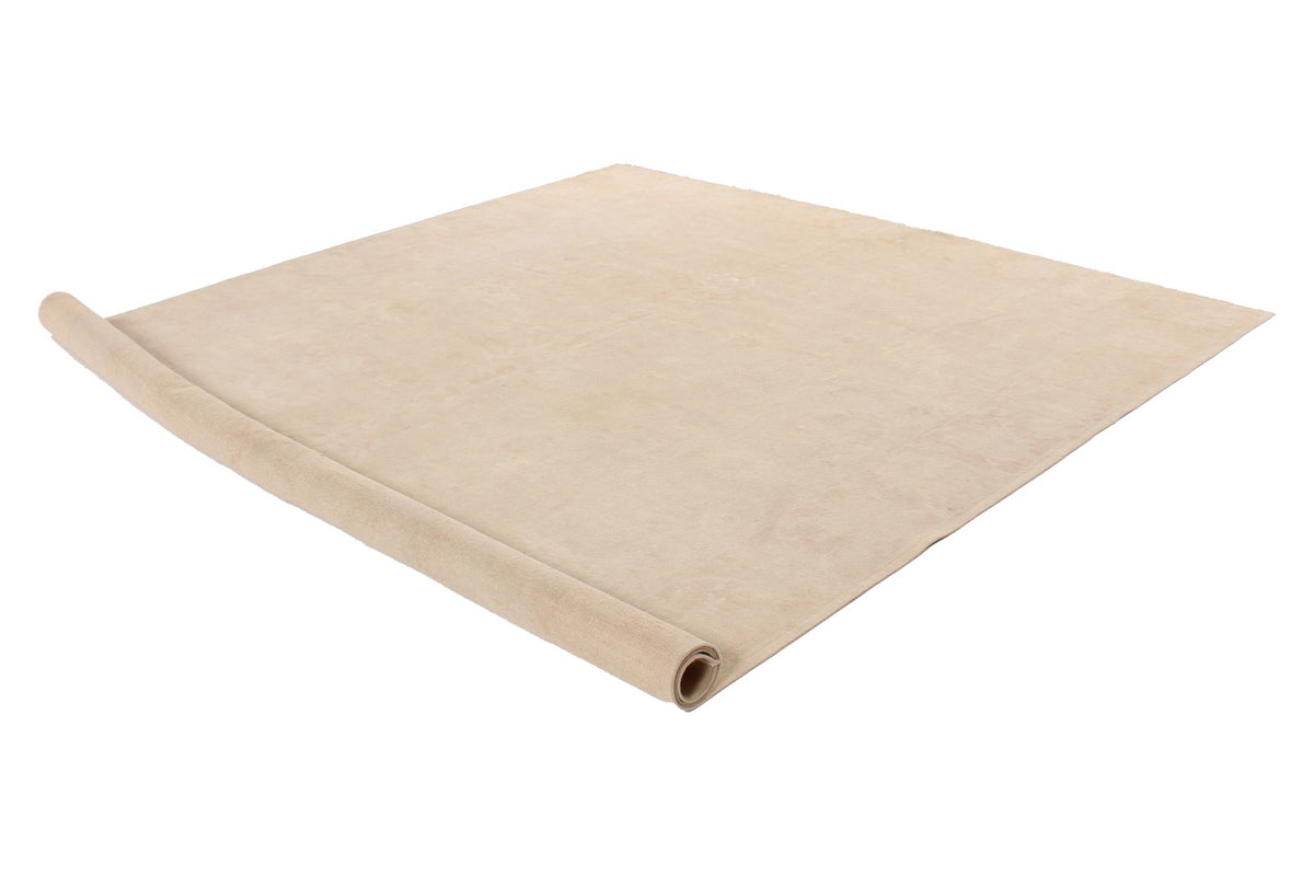 9x12 Ivory and Purple Turkish Traditional Rug