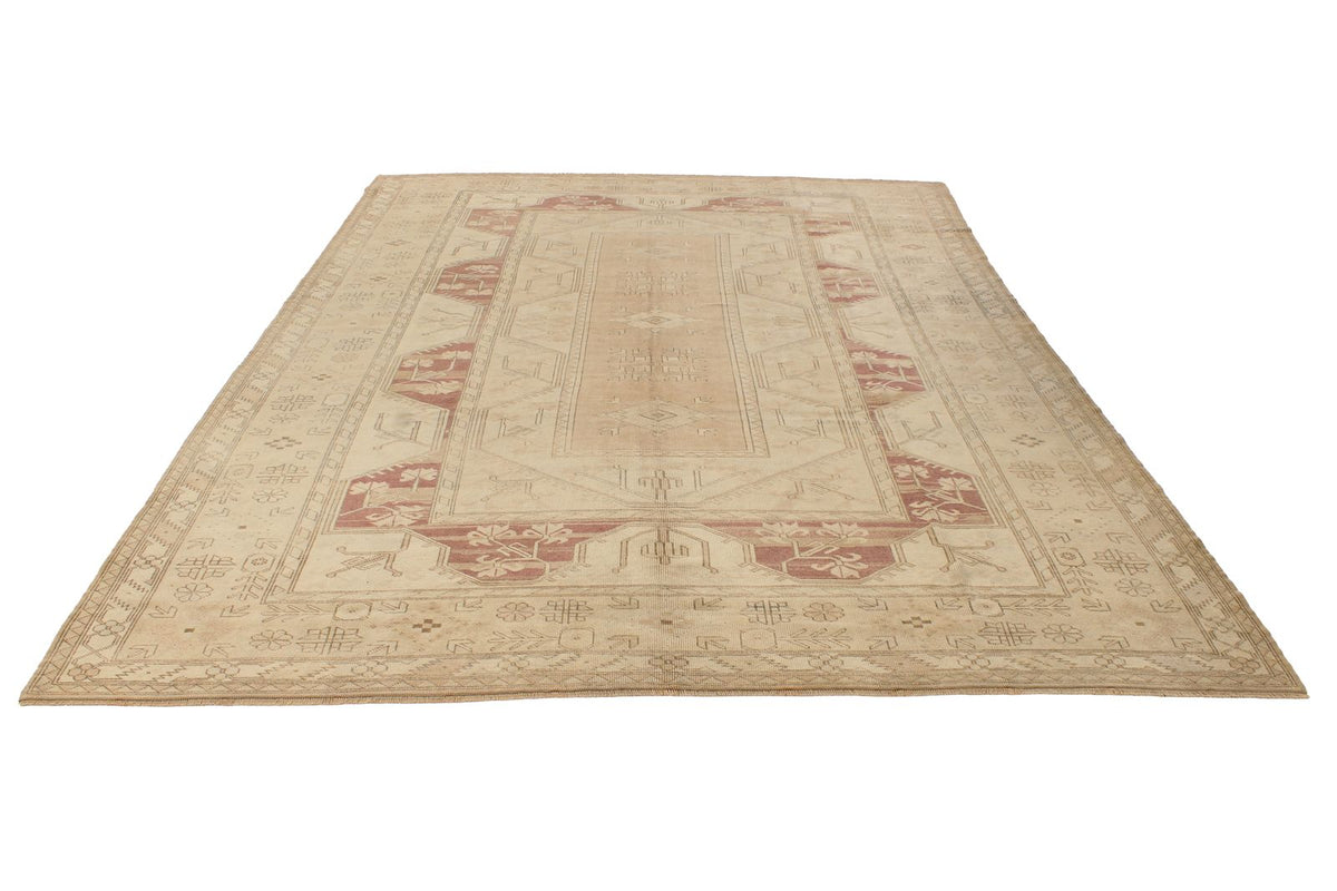 8x11 Ivory Turkish Milas Rug