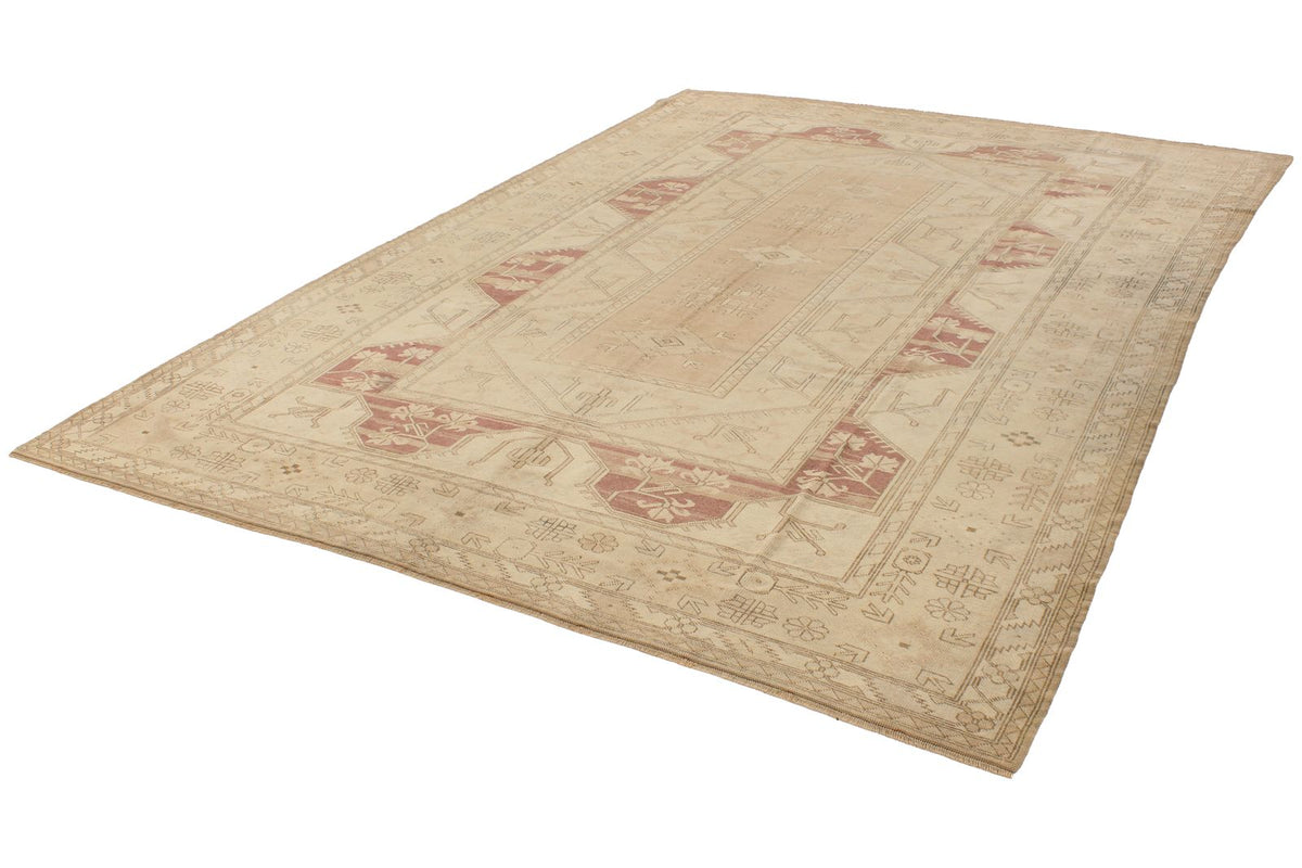 8x11 Ivory Turkish Milas Rug