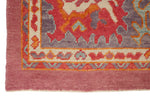 9x11 Purple and Pink Turkish Oushak Rug