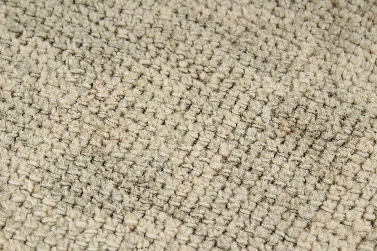 9x9 Green and Ivory Turkish Oushak Rug