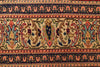 7x9 Red and Ivory Turkish Traditional Rug