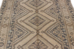 5x7 Beige and Gray Turkish Tribal Rug