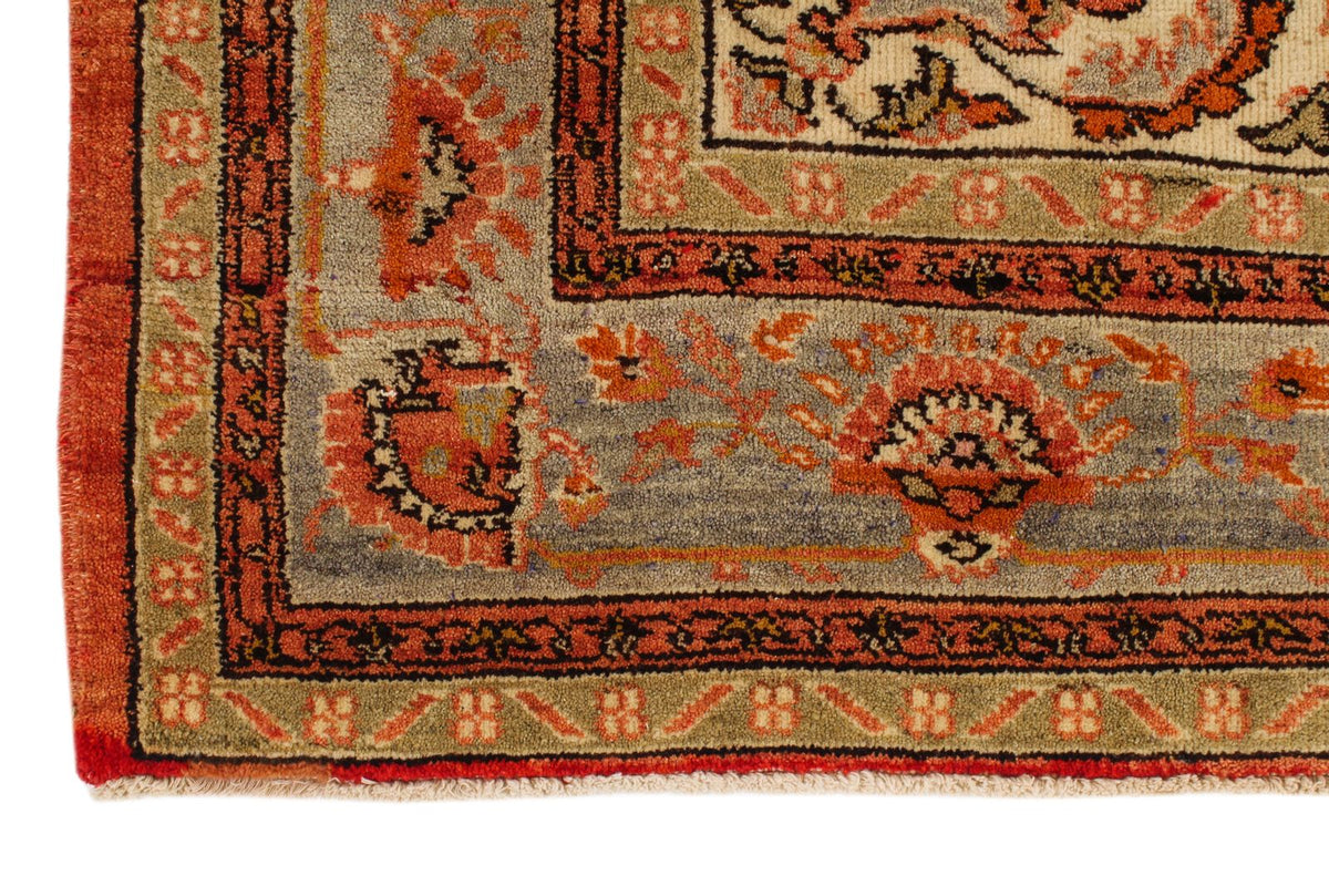 7x10 Red and Green Turkish Traditional Rug
