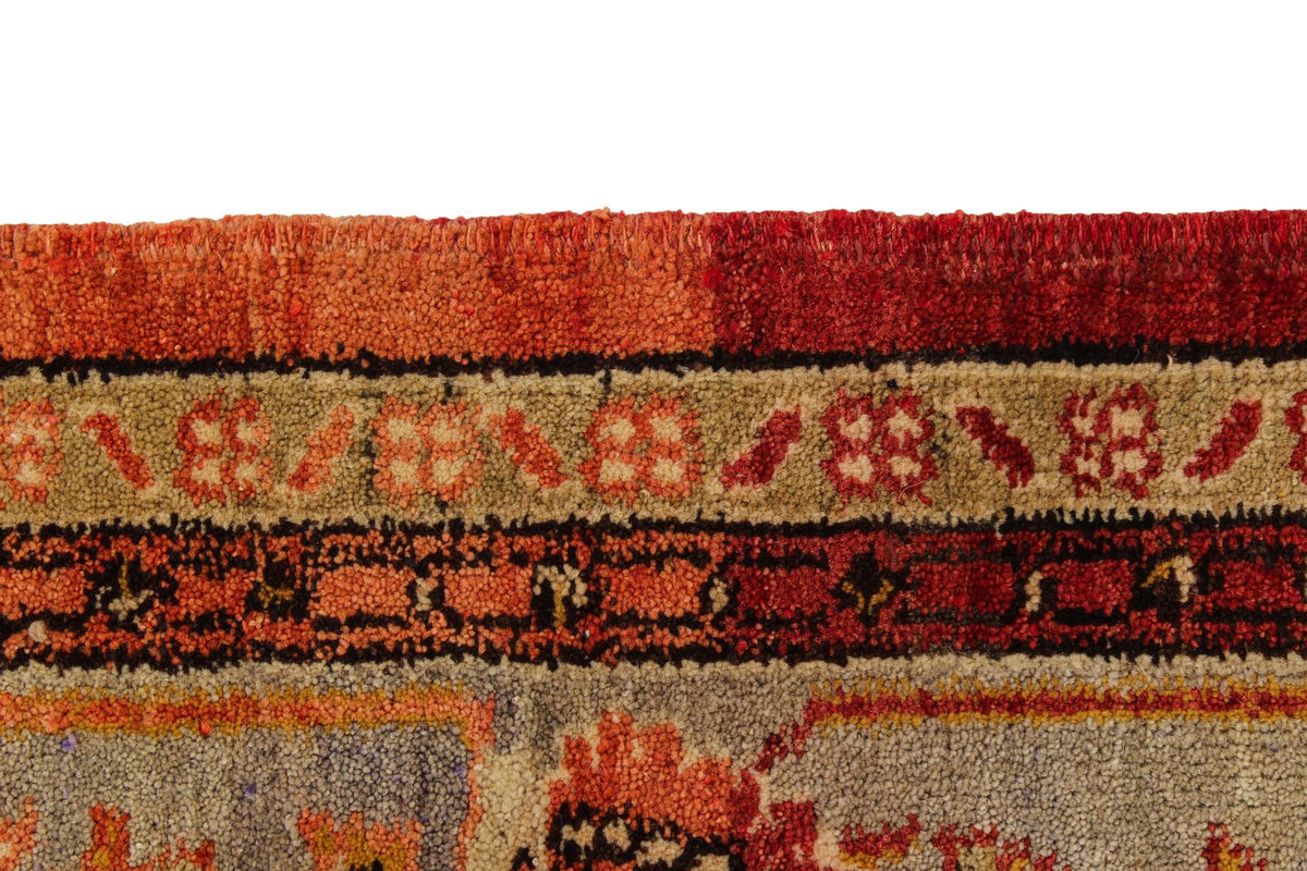 7x10 Red and Green Turkish Traditional Rug