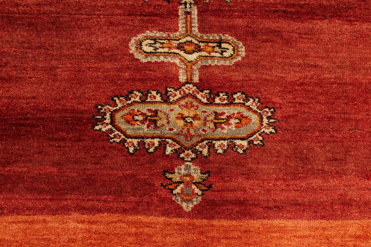 7x10 Red and Green Turkish Traditional Rug