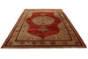 7x10 Red and Green Turkish Traditional Rug