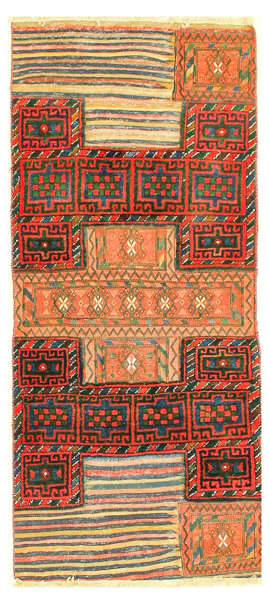 3x7 Multicolor Persian Runner