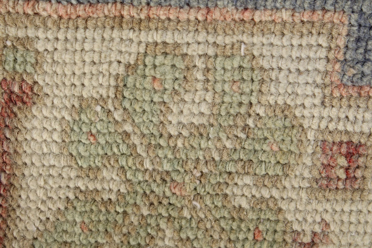 4x6 Pink and Green Turkish Tribal Rug