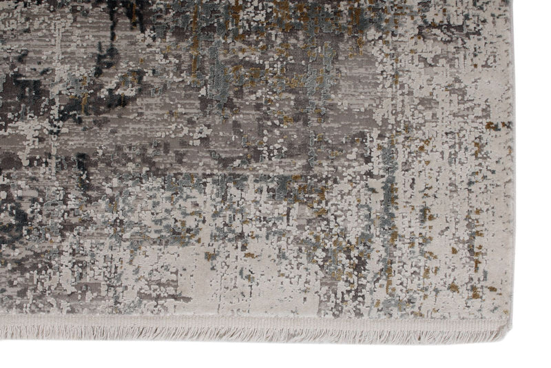 5x8 Gray and Gold Turkish Antep Rug