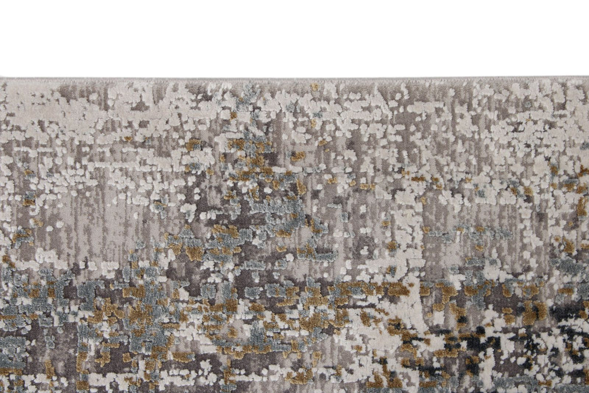 5x8 Gray and Gold Turkish Antep Rug