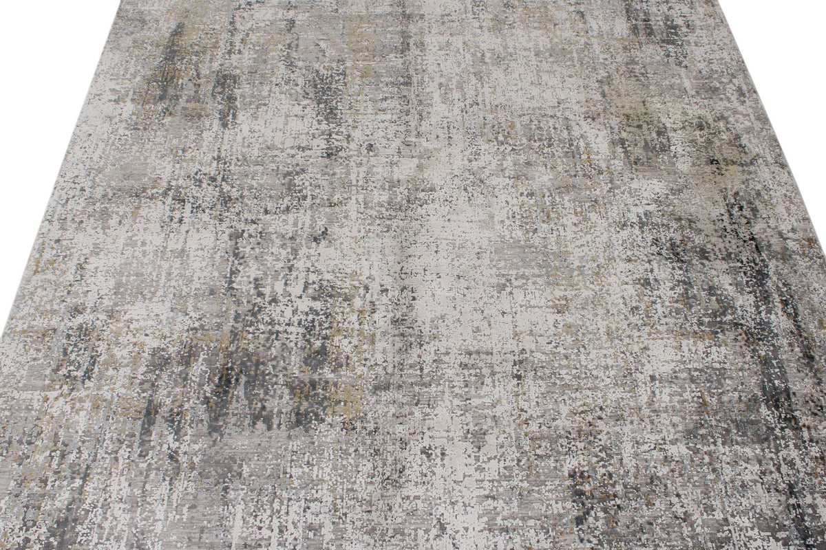 5x8 Gray and Gold Turkish Antep Rug