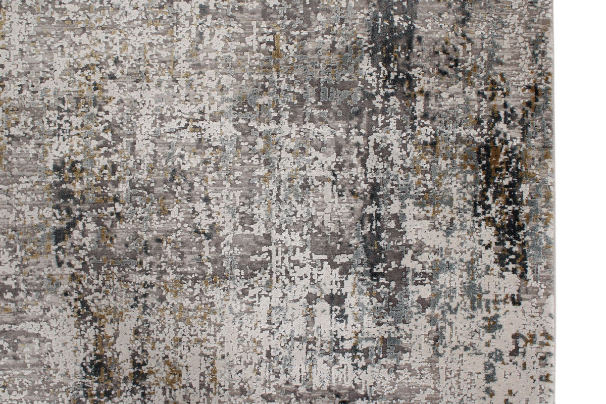 5x8 Gray and Gold Turkish Antep Rug