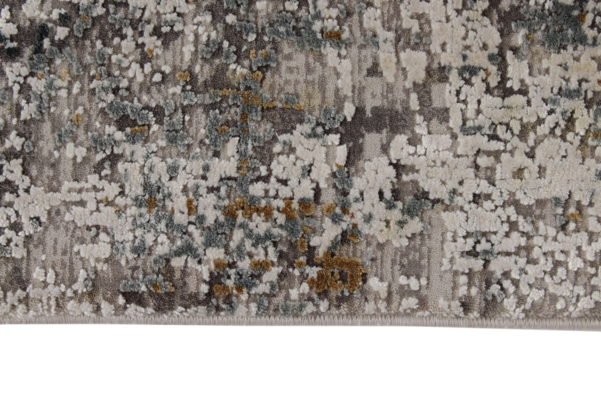 5x8 Gray and Gold Turkish Antep Rug