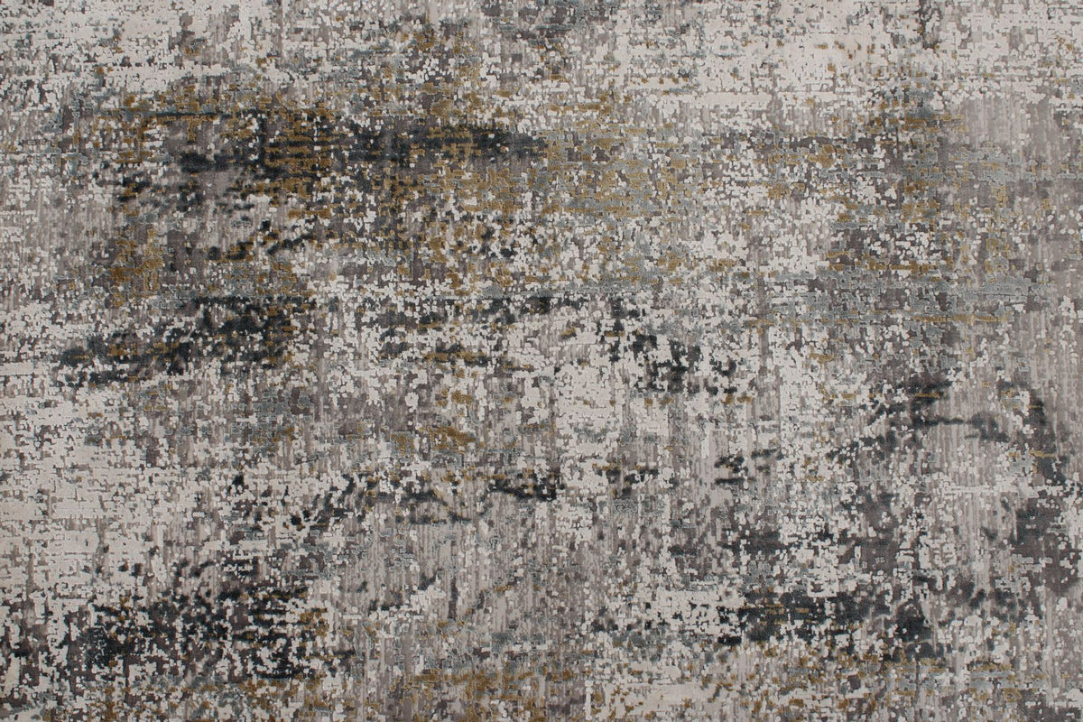 5x8 Gray and Gold Turkish Antep Rug