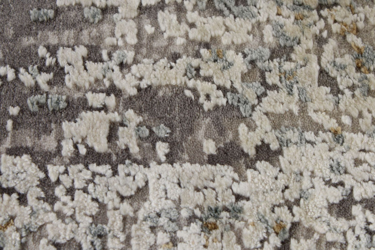 5x8 Gray and Gold Turkish Antep Rug