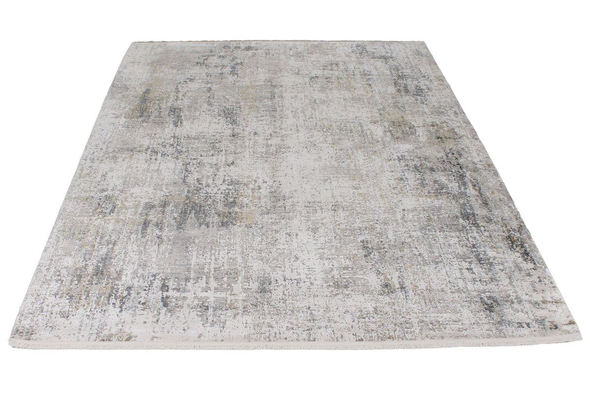 5x8 Gray and Gold Turkish Antep Rug