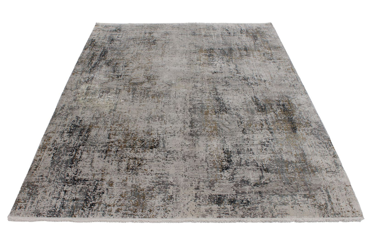 5x8 Gray and Gold Turkish Antep Rug