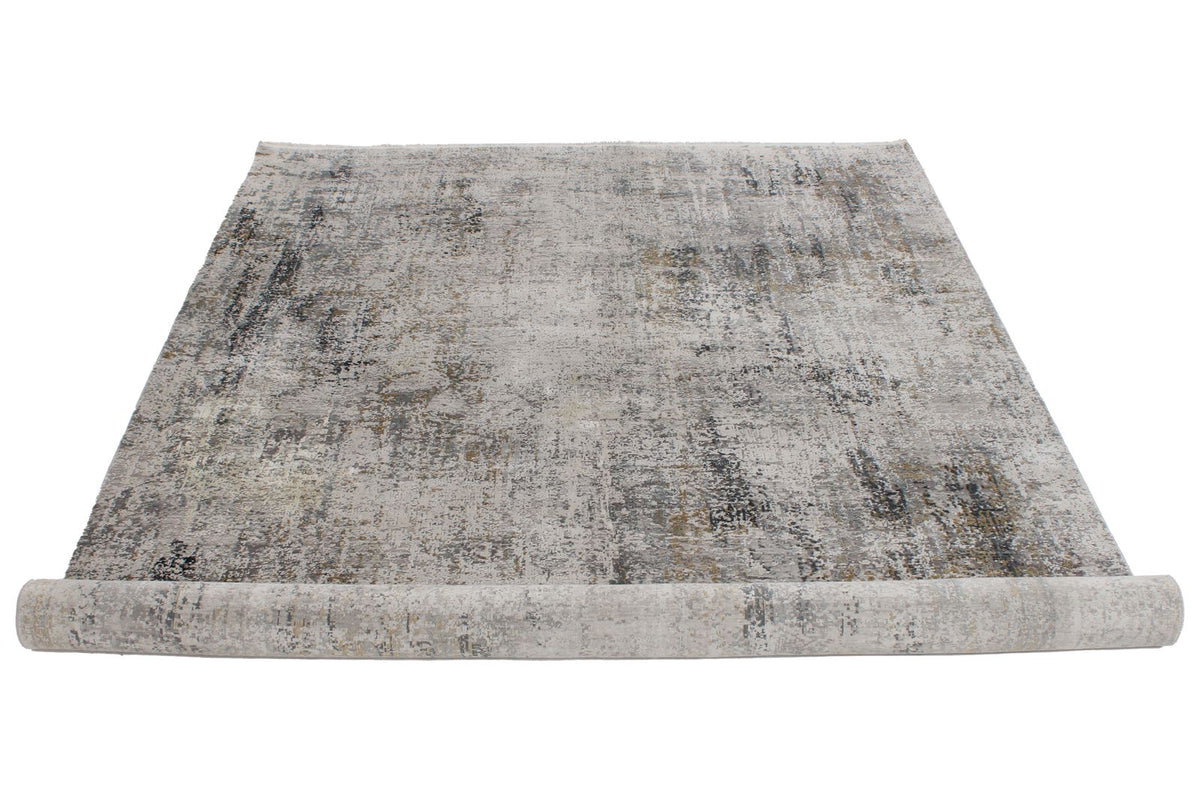 5x8 Gray and Gold Turkish Antep Rug