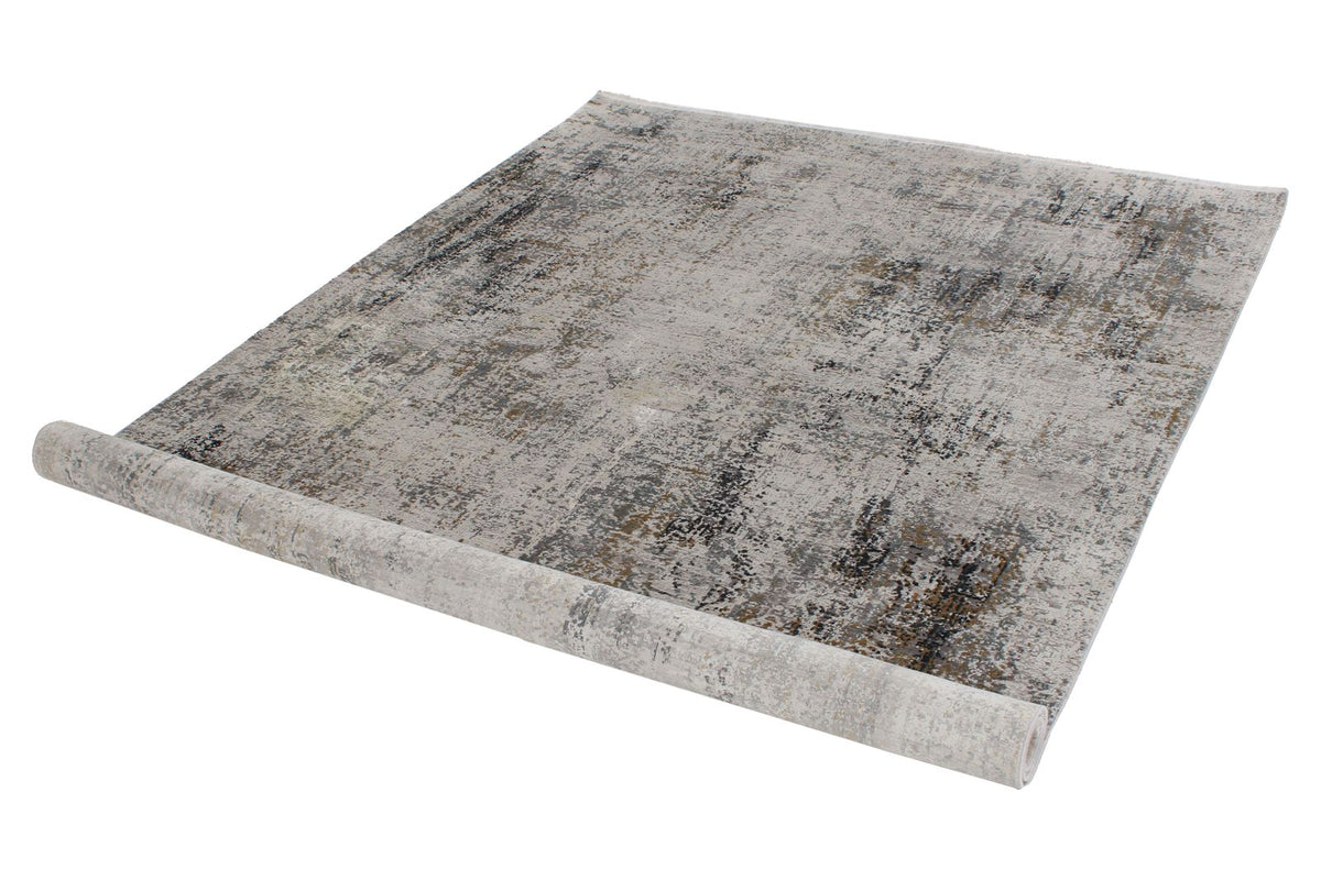 5x8 Gray and Gold Turkish Antep Rug