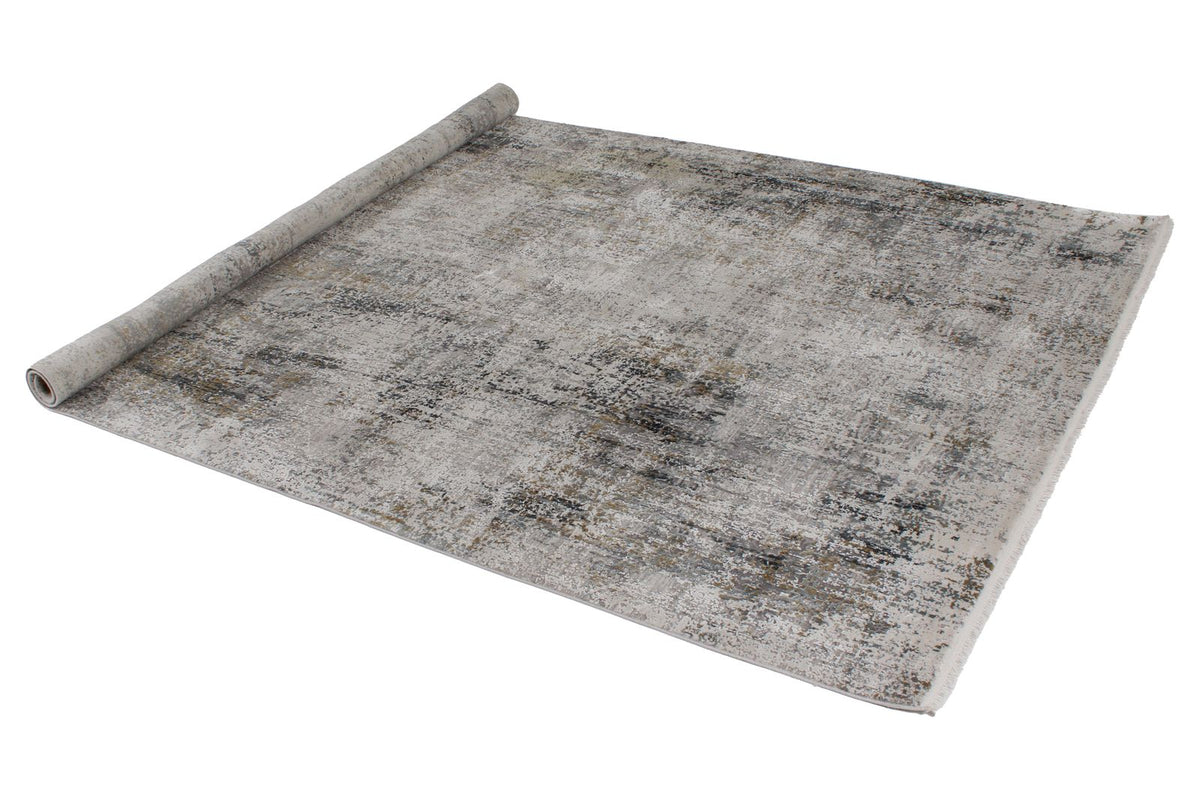 5x8 Gray and Gold Turkish Antep Rug