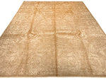 8x10 Gold and Beige Modern Contemporary Rug