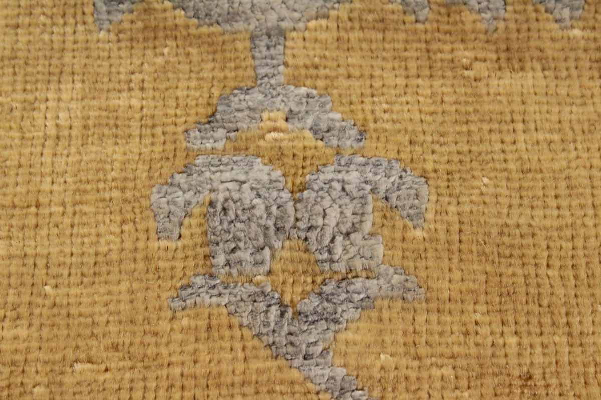 8x10 Gold and Gray Modern Contemporary Rug