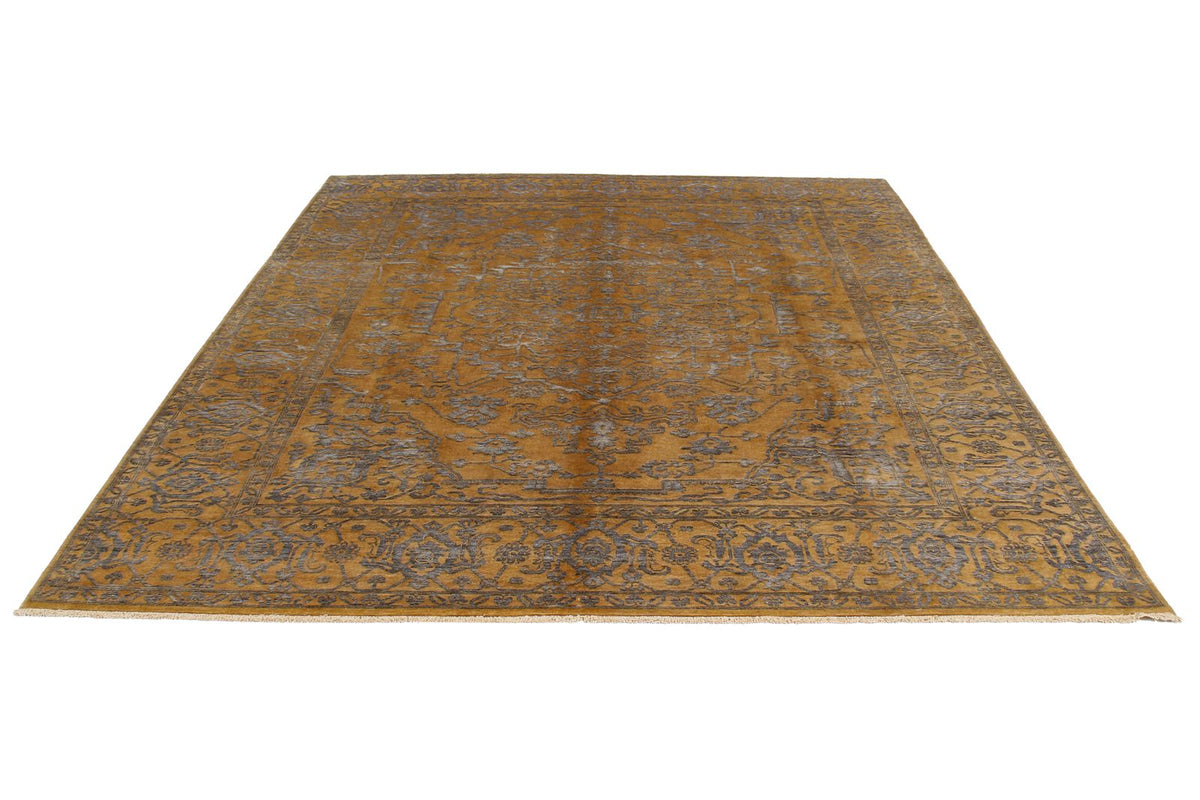 8x10 Gold and Gray Modern Contemporary Rug