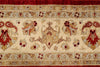 8x10 Red and Beige Turkish Oushak Rug