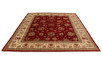 8x10 Red and Beige Turkish Oushak Rug