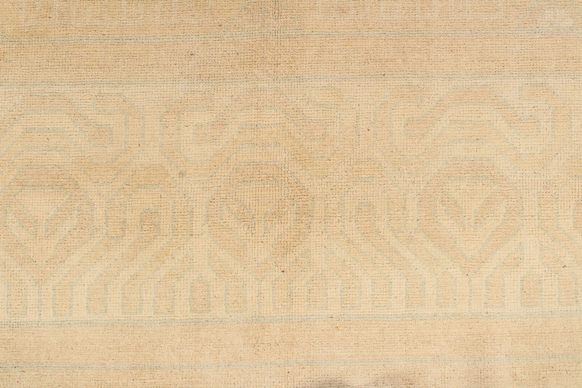 Vintage Handmade 8x10 Beige Anatolian Turkish Tribal Distressed Area Rug